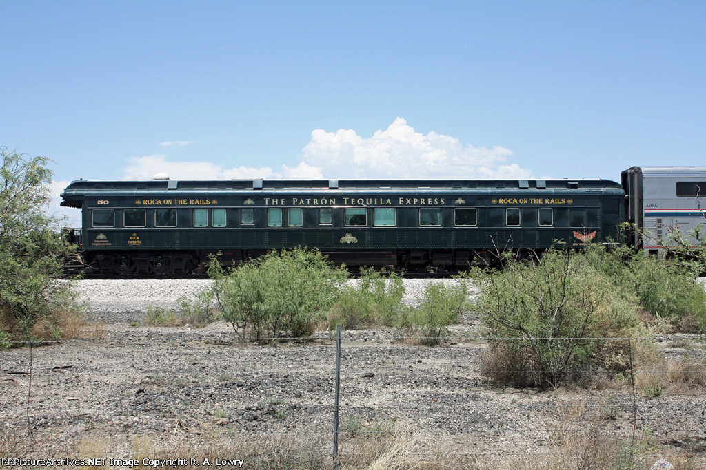 Patrón Tequila Express 50 Bringing up the Rear on AMTRAK 422 "Texas Eagle"